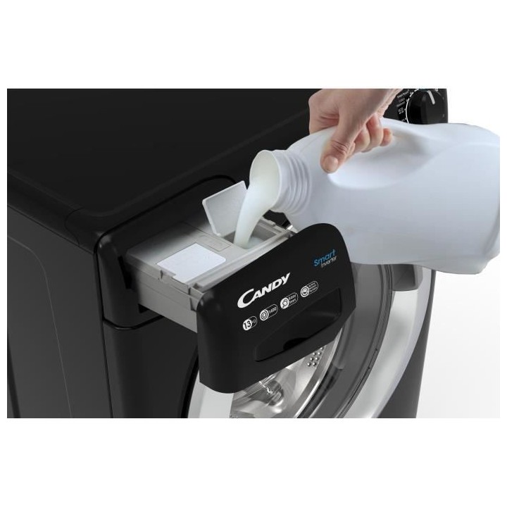 Lave-linge hublot CANDY CSSD1413TWMCBE47 - 13 kg - Induction - Vapeur