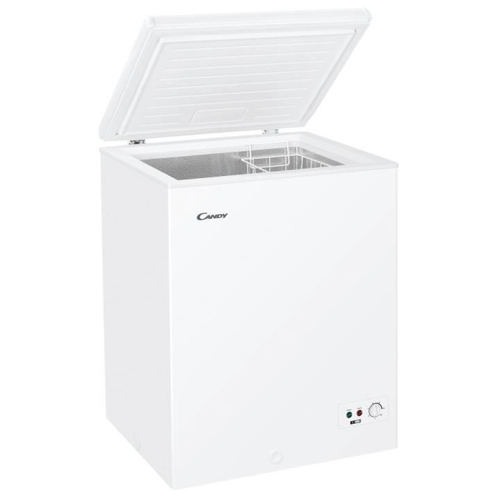 CANDY CC145 - Congélateur coffre 137L - L63xH84,5cm - 39 dB - Blanc