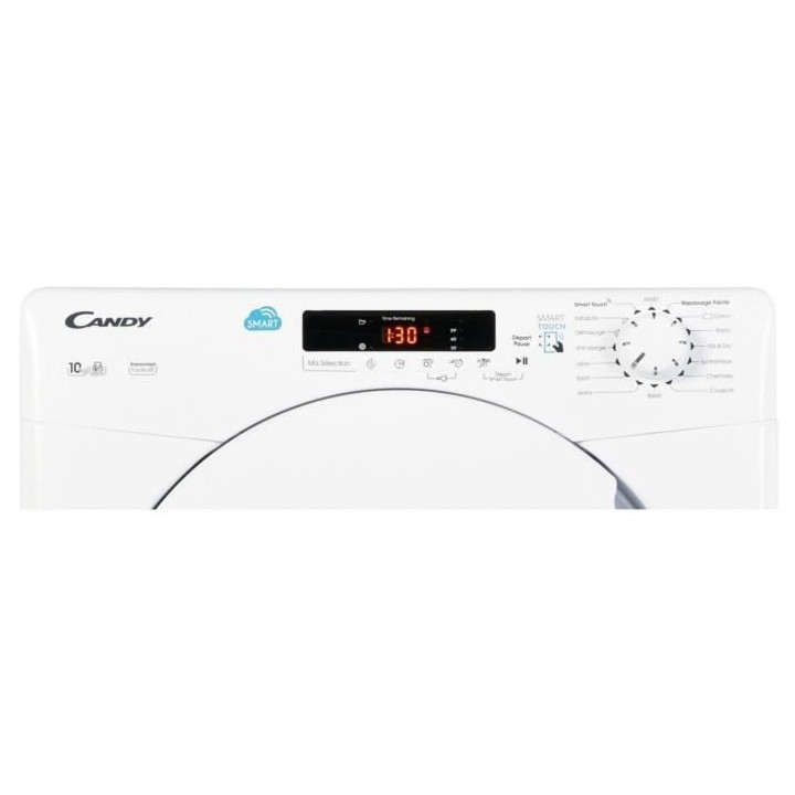 Seche-linge a condensation CANDY CSE C10LF-S Smart - 10 kg - Classe B