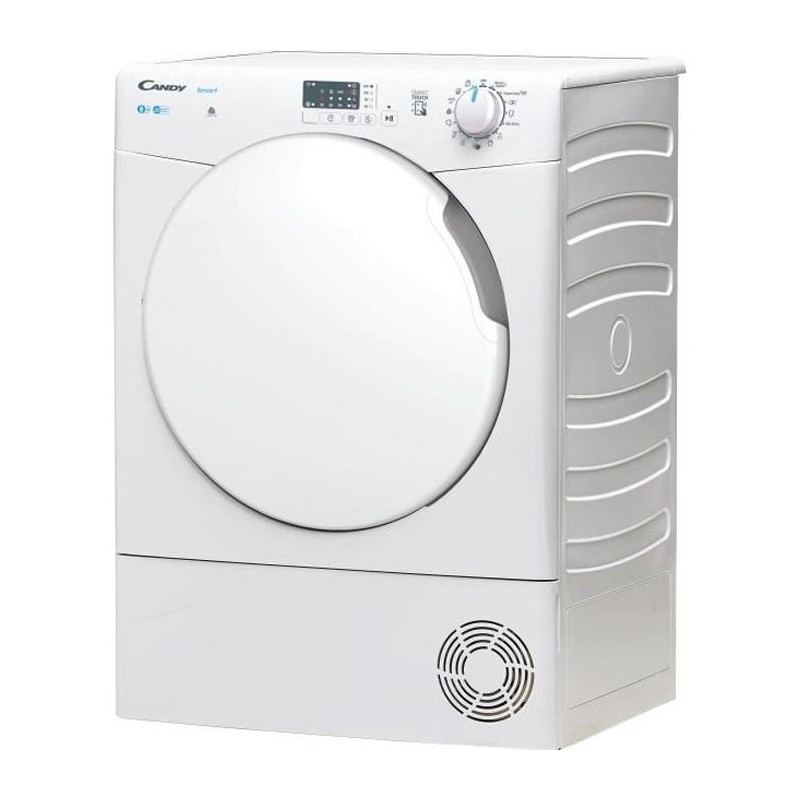 Seche-linge a condensation CANDY CSE C8LF-S Smart - 8 kg - Moteur standard - Classe B - Connecté - Blanc