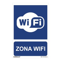 Panneau Normaluz Zona wifi...