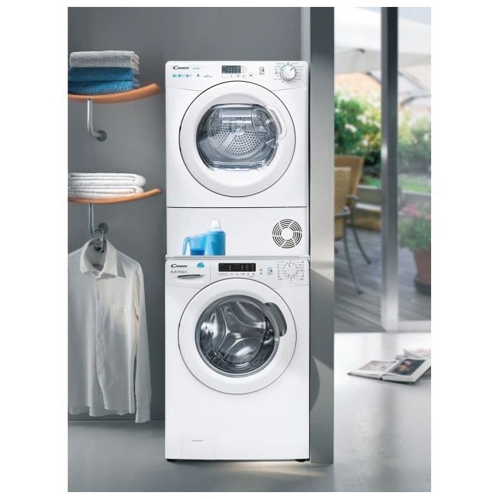 Seche-linge pompe a chaleur CANDY CSE H9A1LE-47 Smart - 9 kg - Classe