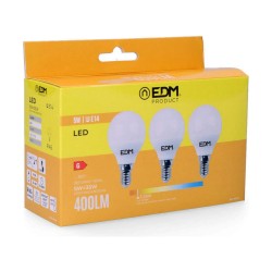 Lampe LED EDM 5 W E14 G 400...