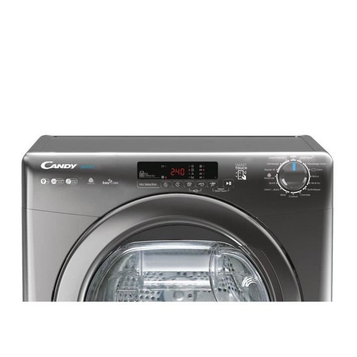 Seche-linge pompe a chaleur CANDY CSE H9A2DRERX-47 Smart - 9 kg - Mote