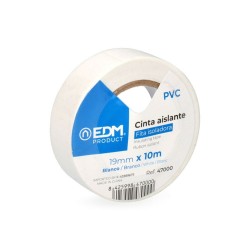 Ruban isolant EDM Blanc PVC...