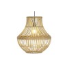 Suspension DKD Home Decor Marron Clair Rotin 50 W (45 x 45 x 48 cm)