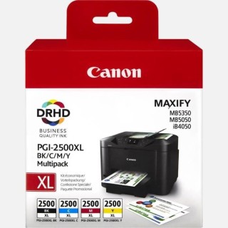 CANON Pack de 4 cartouches d'encre PGI-2500 XL grande capacité Noir/C