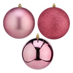 Boules de Noël Ø 12 cm Rose...