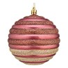 Boules de Noël Ø 10 cm Rose Plastique 10 x 11 x 10 cm