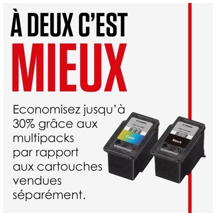 CANON Pack de 2 cartouches d'encre PG-540XL / CL-541XL grande capacit