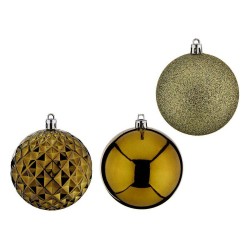 Boules de Noël Ø 8 cm Vert PVC