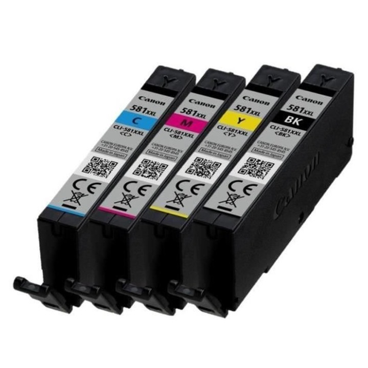 CANON Pack de 4 cartouches d'encre CLI-581 XXL tres grande capacité N