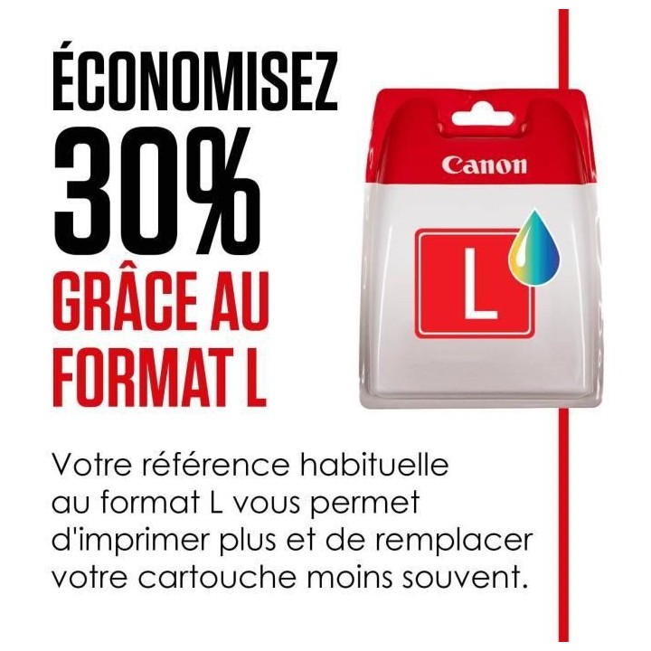 CANON Pack de 2 cartouches d'encre PG-540L / CL-541XL Noir + Couleur