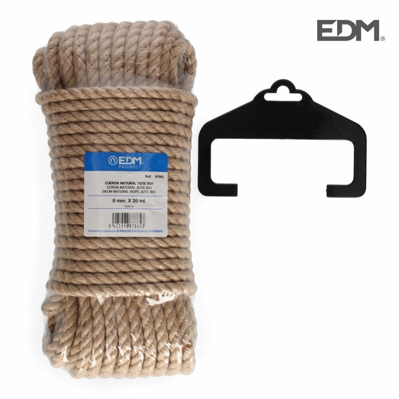 écheveau tressé EDM 20 m Jute