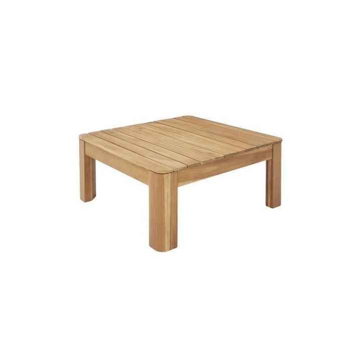 Banquette de jardin en bois d'acacia FSC - 2 personnes - Avec coussins