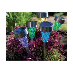 Torche de Jardin Lumineo Solaire Multicouleur 39 cm