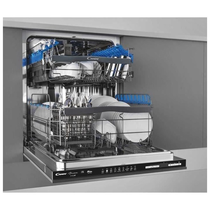Lave-vaisselle encastrable CANDY CDIMN1D530PB/E - 15 couverts - Induct