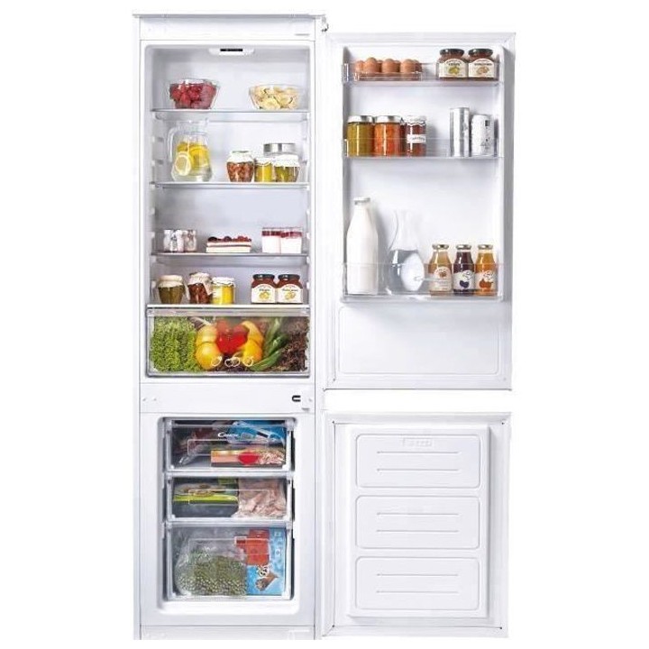 Candy CKBBS 100/1 - Refrigerateur Combiné encastrable - 250 L (190 +