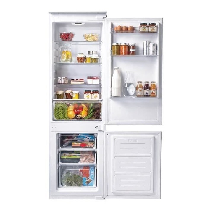 Candy CKBBS 100/1 - Refrigerateur Combiné encastrable - 250 L (190 +