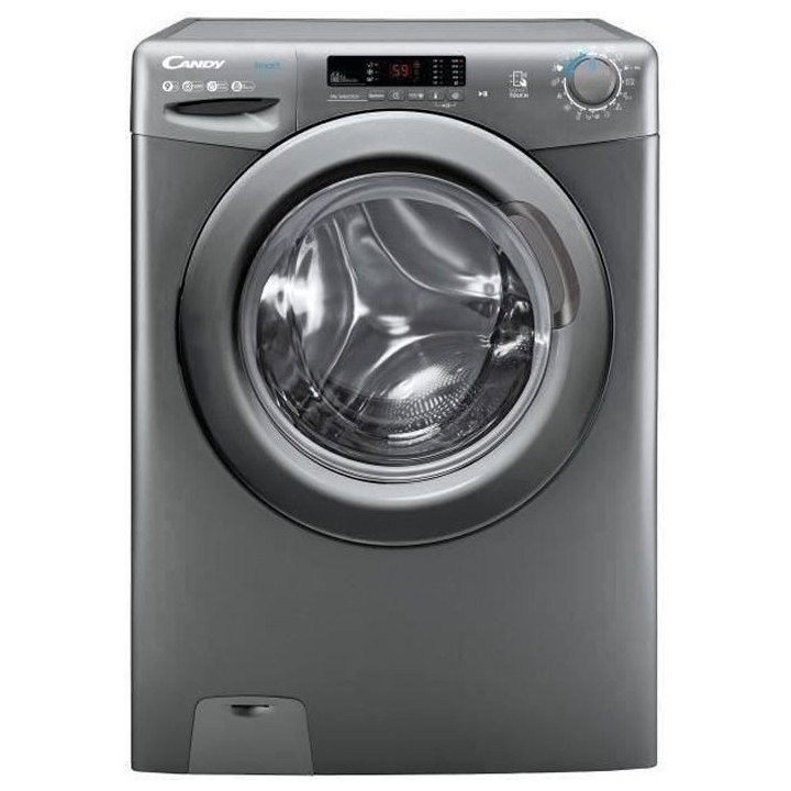 Lave-linge hublot smart CANDY CS1292DRRE/1-S - 9 kg - moteur standard