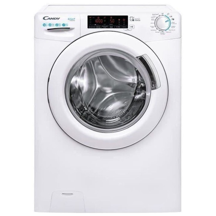 Lave-linge hublot CANDY CS1412TME/1-47 - 12 kg - Induction - 1400 trs/