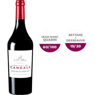 Château de Candale 2012 Saint Emilion Grand Cru - Vin rouge de Bordea