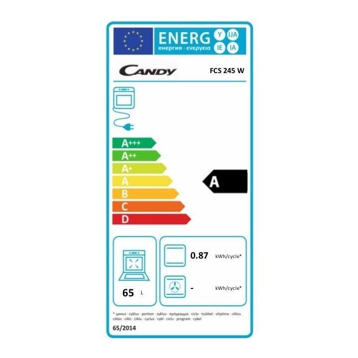 Four électrique encastrable catalyse - Convection naturelle - Classe