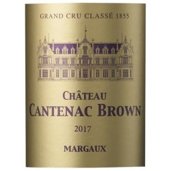 Château Cantenac Brown 2017 Margaux - Vin rouge de Bordeaux