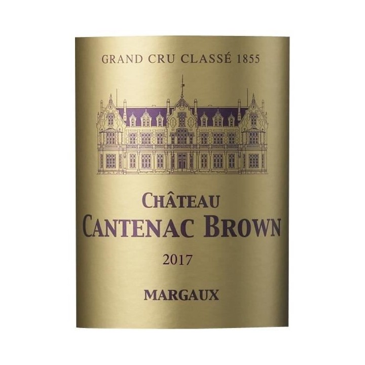 Magnum Château Cantenac Brown 2017 Margaux - Vin rouge de Bordeaux