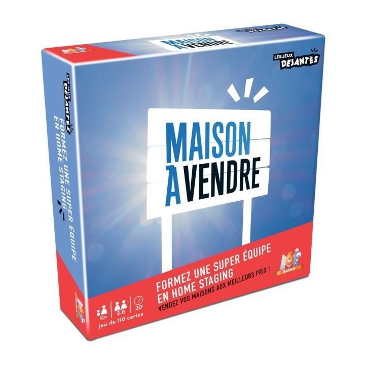 CARTAMUNDI - Jeu de société Maison a vendre - M6 Games