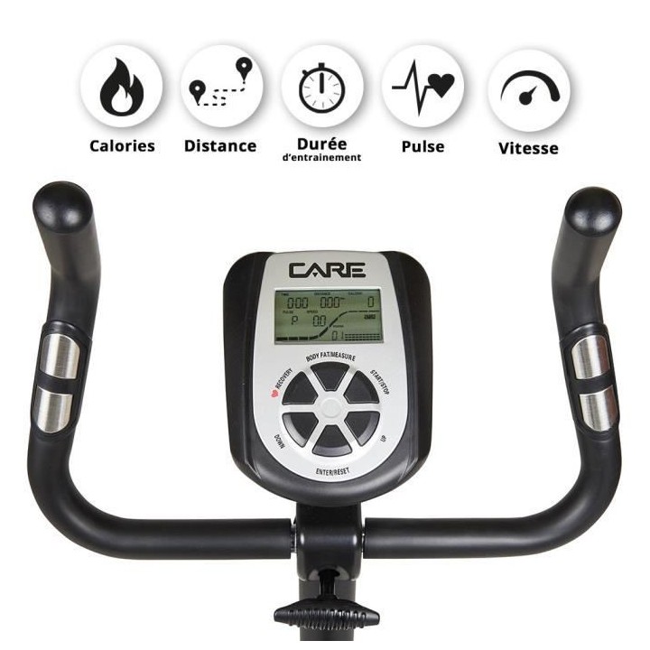 Vélo d'appartement - 8 Résistances - Care - Alpha III