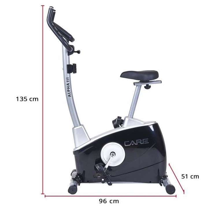 Vélo d'appartement - 8 Résistances - Care - Alpha III