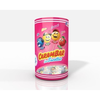 CARAMBAR Bonbons Les Sucettes Assort - 1,2 kg
