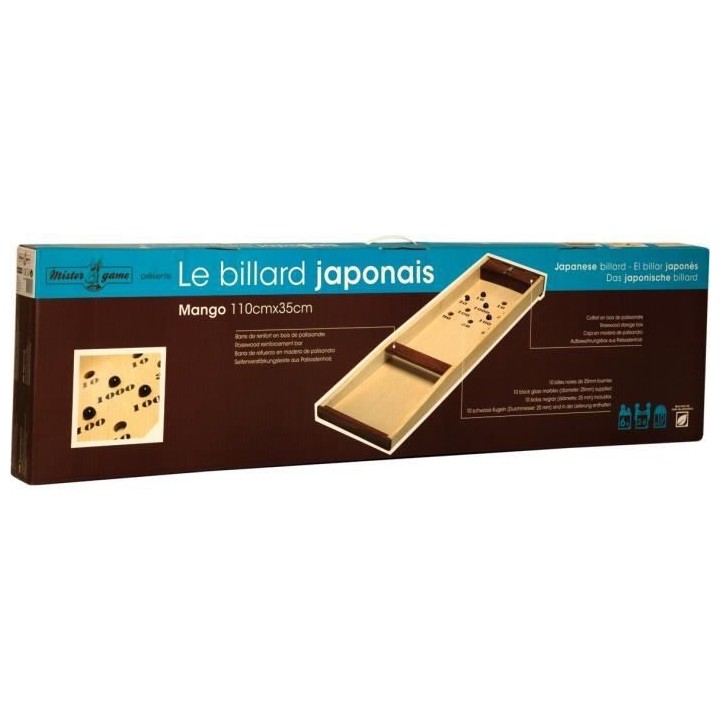 Carrom Art | Le billard japonais Mango - 110 x 35 cm | 2 a 6 joueurs |