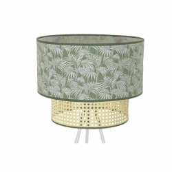 Lampadaire DKD Home Decor Métal Polyester Blanc Vert 220 V 50 W (40 x 40 x 129 cm)