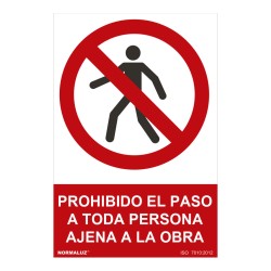 Panneau Normaluz prohibido...