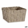 Panier Tressée Marron Tissu (15 x 11 x 20 cm) (24 Unités)