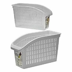 Panier Blanc Plastique 3,5 L (13 x 17 x 29,2 cm) (36 Unités)