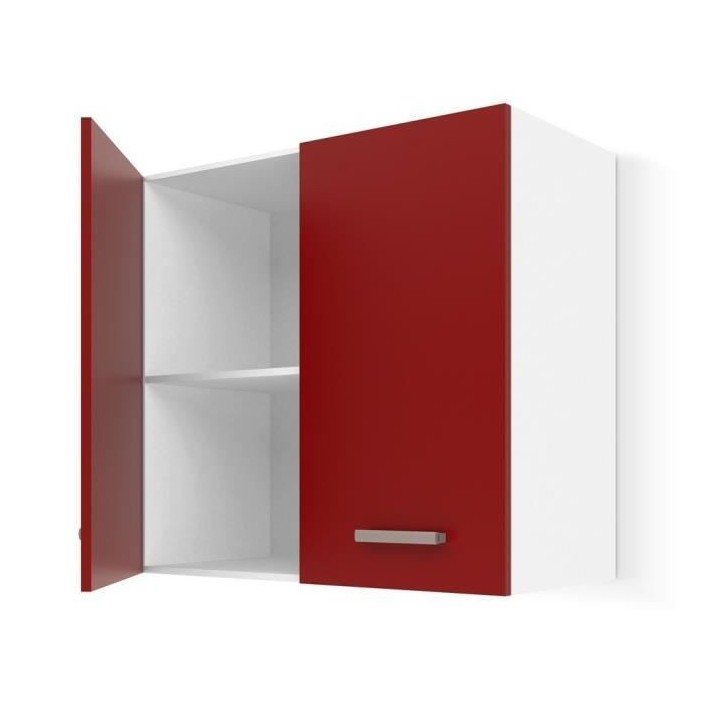 ULTRA Meuble haut de cuisine L 60 cm - Rouge mat