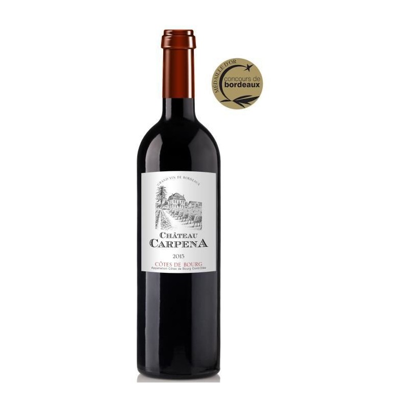 Château Carpena 2015 Côtes de Bourg - Vin rouge de Bordeaux