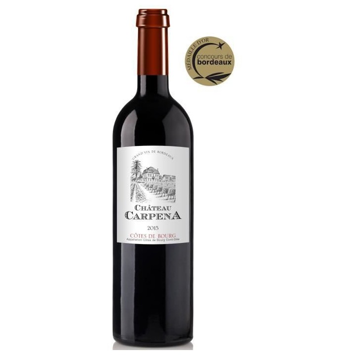 Château Carpena 2015 Côtes de Bourg - Vin rouge de Bordeaux