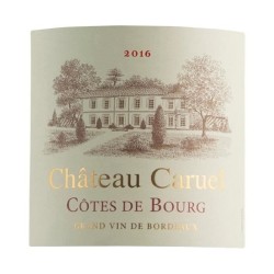 Château Caruel 2016 Côtes de Bourg - Vin rouge de Bordeaux