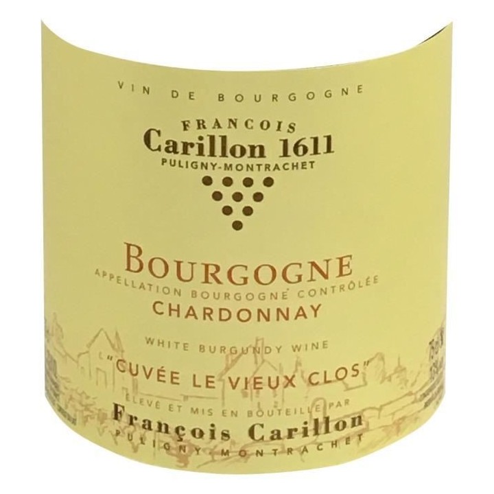 Domaine François Carillon Cuvée le Vieux Clos 2016 Bourgogne - Vin b