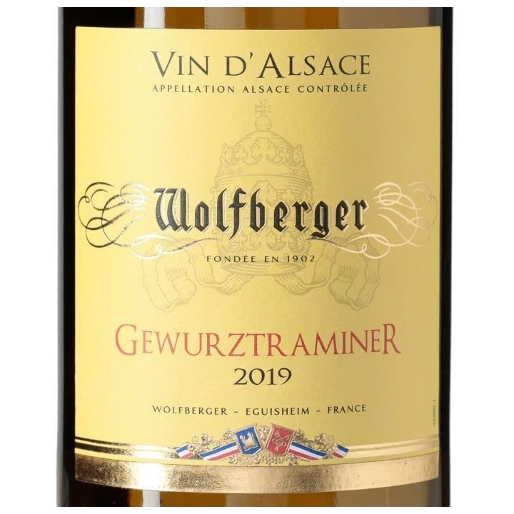 Wolfberger Gewurztraminer - Vin blanc d'Alsace