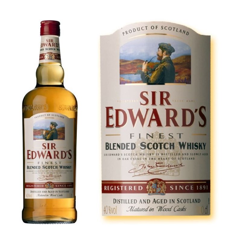 Blended scotch whisky 700 mL Sir Edward's