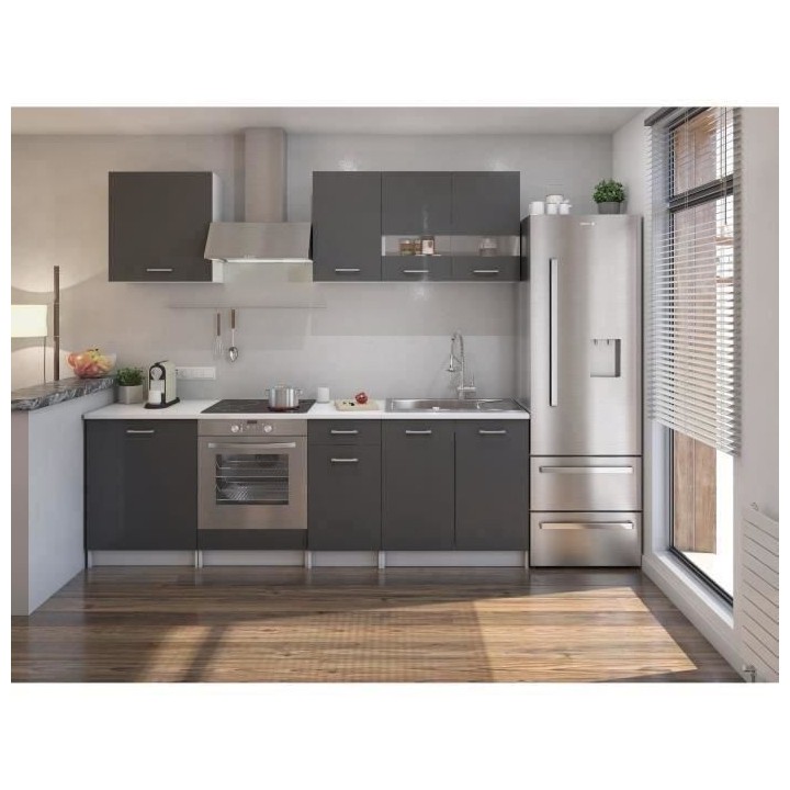 EXTRA Meuble Bas Four L 60cm - Gris Mat