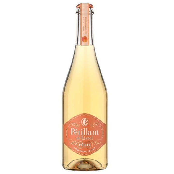 Pétillant de Listel - Arômatisé peche - Effervescent - 3,5 % Vol. -