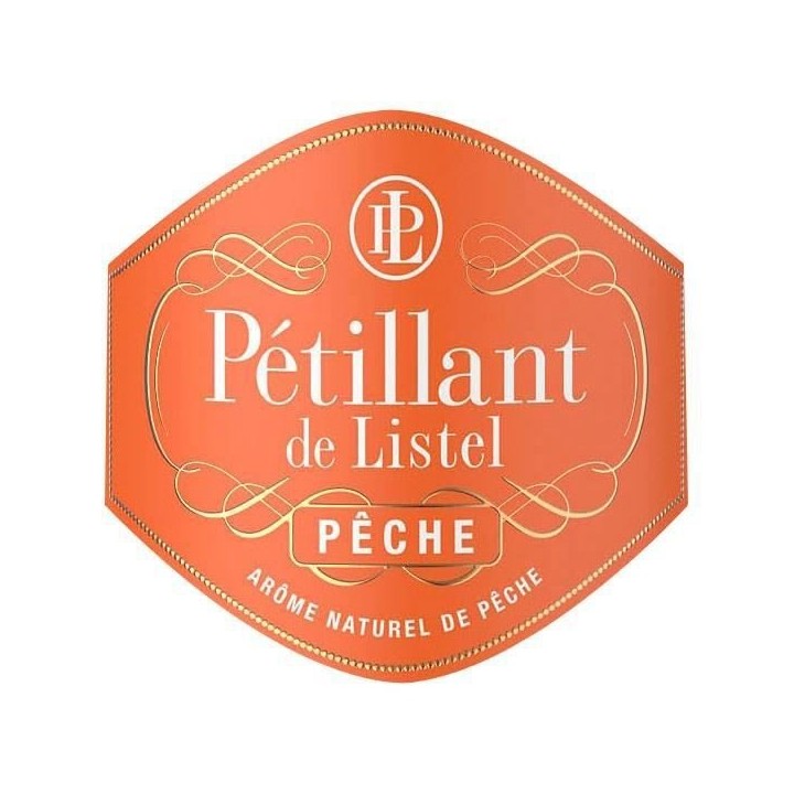 Pétillant de Listel - Arômatisé peche - Effervescent - 3,5 % Vol. -