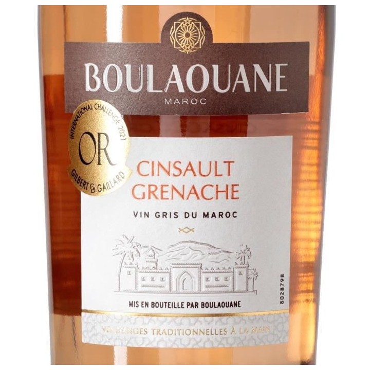 Boulaouane Gris Maroc rosé 75cl