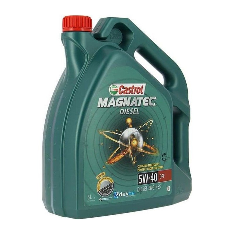 CASTROL Huile-Additif Magnatec Diesel DPF - Synthetique / 5W40 / 5L